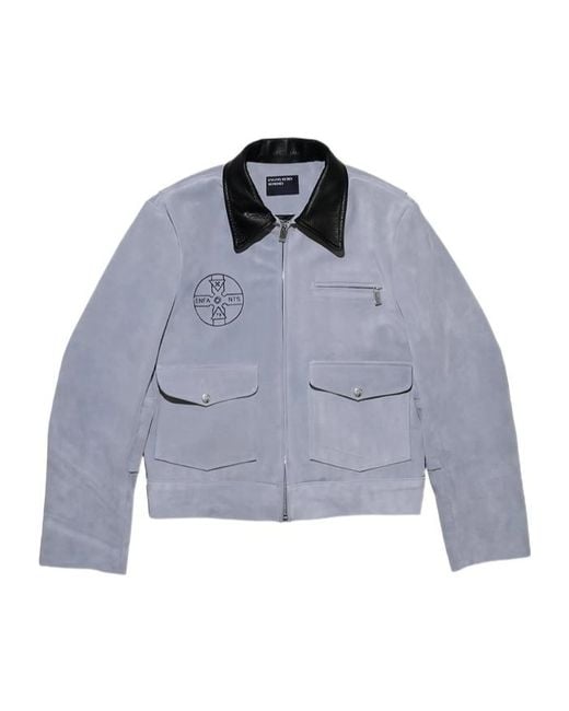 Enfants Riches Deprimes Blue Casual Zip-Up Jacket for men