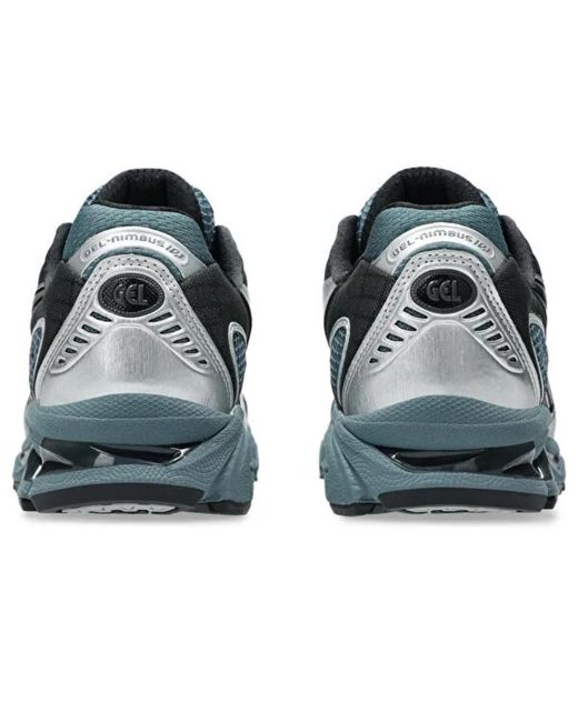 Asics Green Gel Nimbus 10.1 Lace-Up Sneakers for men