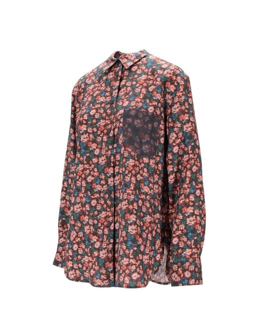 Paul Smith Red Printed Shirt