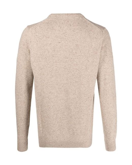 Barbour Natural Mélange-Effect Crew-Neck Jumper for men