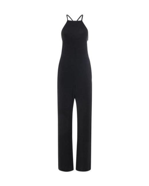 Max Mara Blue Crossed Jumpsuit
