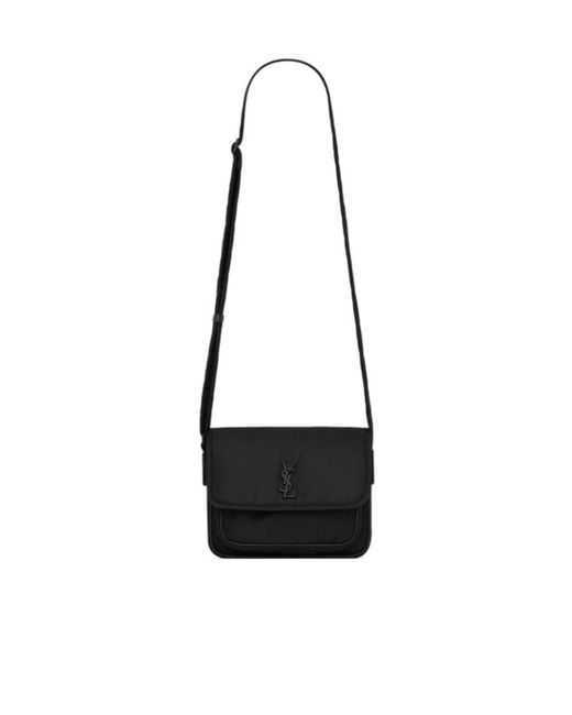 Saint Laurent White Niki Small Messenger Bag for men