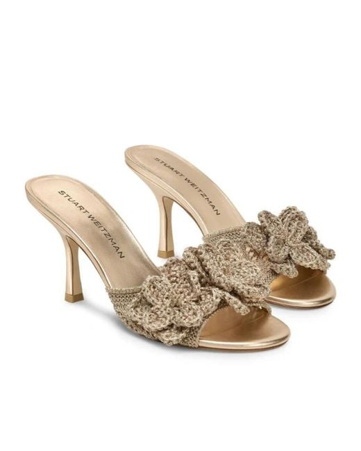 Stuart Weitzman Natural Lotus Slide 85
