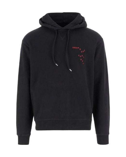 DSquared² Blue Classic Cotton Sweatshirt for men