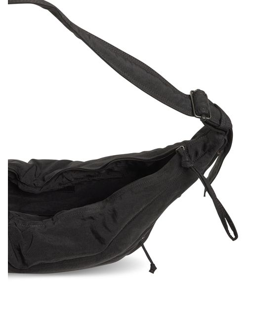 Lemaire Black Zippered Shoulder Bag for men