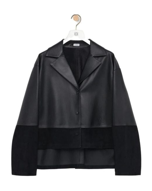 Loewe Black Button Panelled Blouse