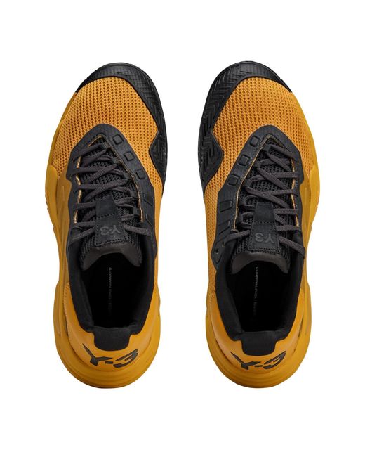 Y-3 Yellow Mesh Trainers for men