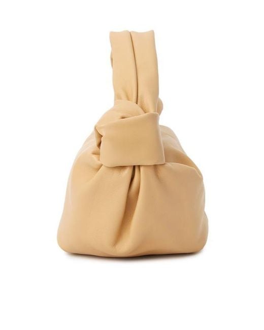 Bottega Veneta Metallic Zippered Handbag