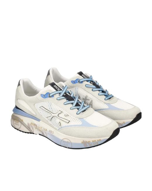 Premiata White Moe Run for men