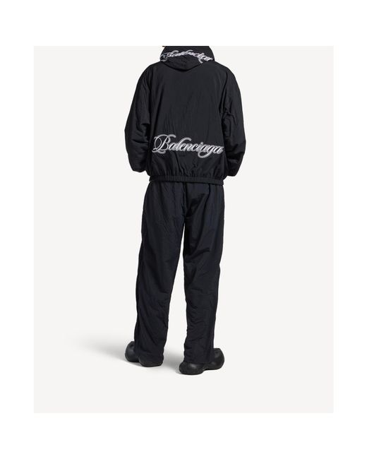 Balenciaga Black Drawstring Reversible Sweatpants for men