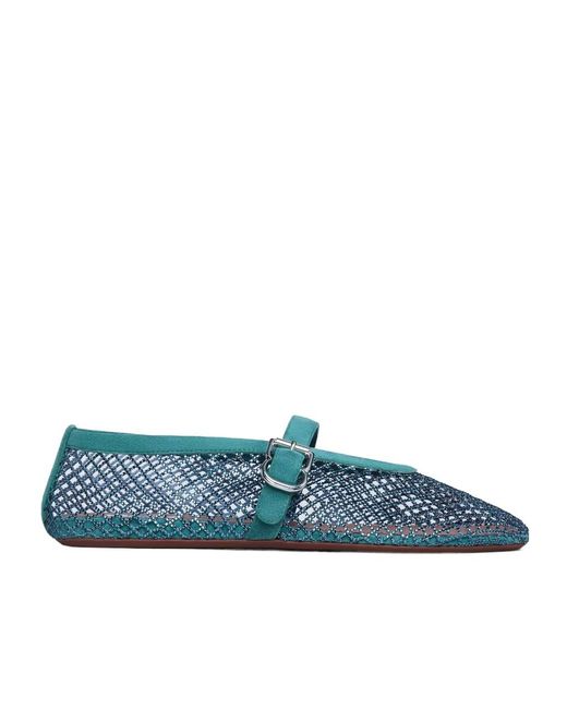 Alaïa Blue Ballet Flats