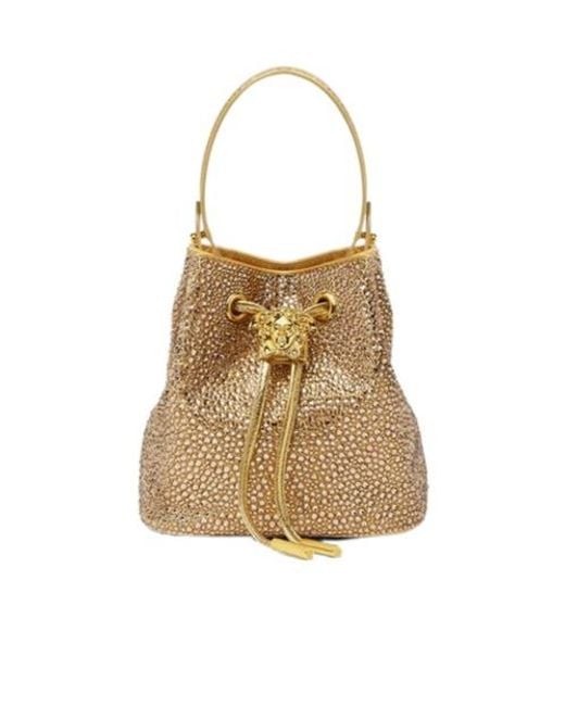 Versace Natural La Medusa Drawstring Mini Bag