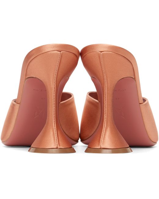 AMINA MUADDI Pink Lupita 95 High-Heeled Sandals