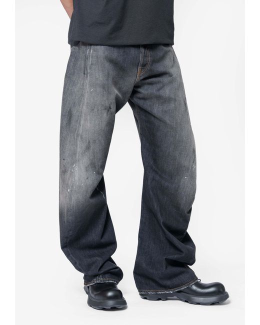 Acne Blue Belt Loop Jeans for men