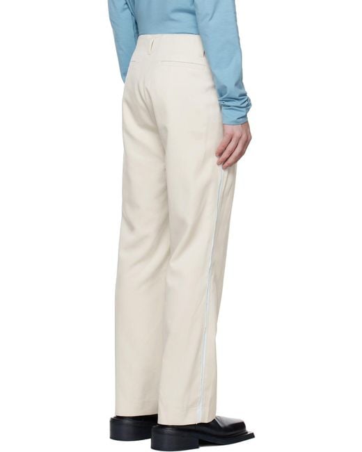 OPEN YY Blue Side Taped Pants for men