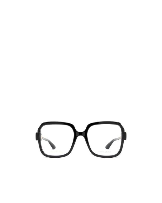 Gucci White Eyewear Square Frame Glasses