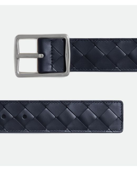 Bottega Veneta Blue Reverso Belt for men