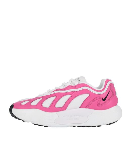 Comme des Garçons Pink Comme Des Garçons Homme Plus Lace-Up Sneakers for men
