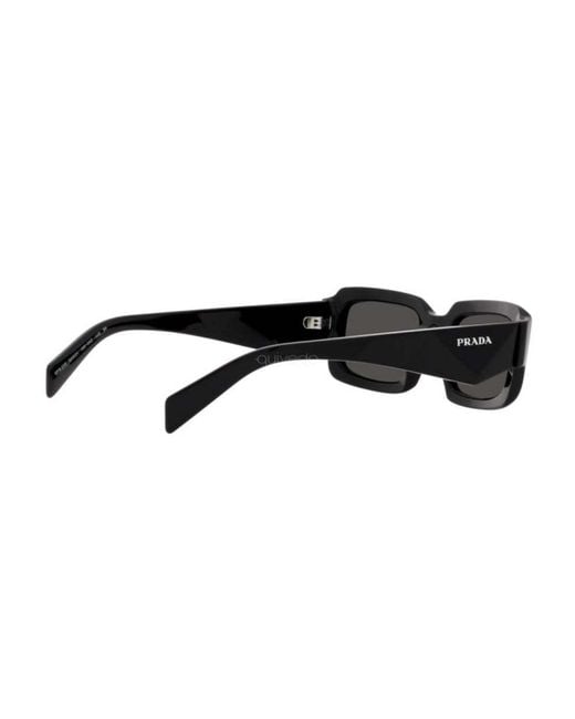 Prada White Eyewear Rectangular Frame Sunglasses for men