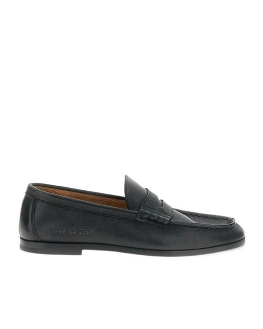 Common Projects Black Round-Toe Loafers for men