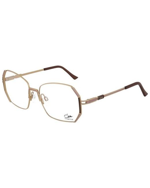 Cazal White Geometric-Frame Glasses for men