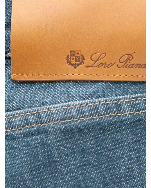 Loro Piana Blue Roan Jeans for men