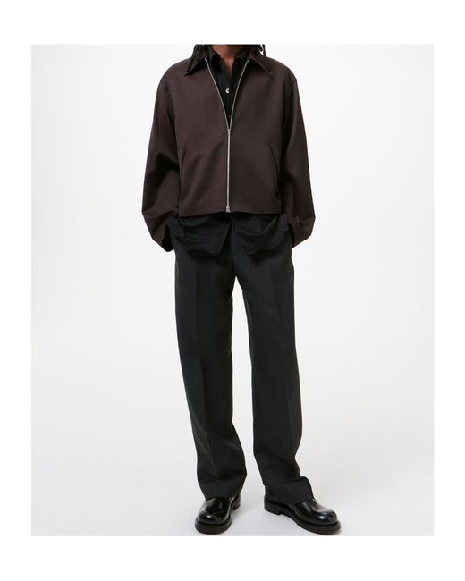 Our Legacy Brown Form Flex Zipped Jacket for men