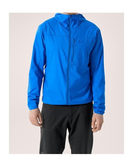 Arc'teryx Blue Squamish Hooded Jacket for men