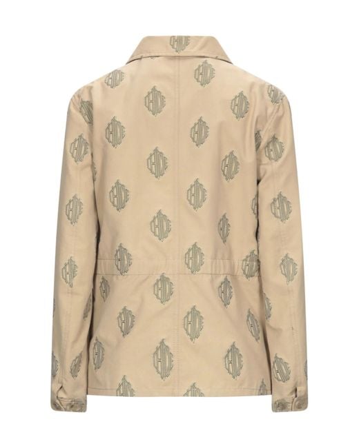 Chloé Natural Collared Shirt-Style Jacket