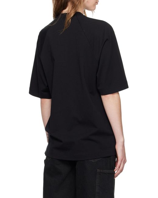 Jacquemus Black T-Shirt With Logo for men