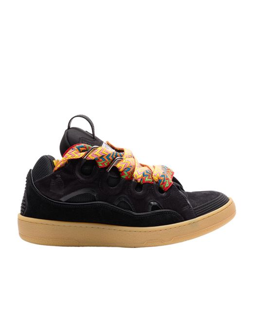 Lanvin Black Logo Sneakers for men