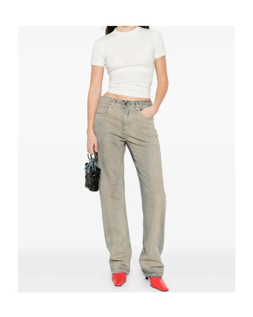 Vetements White Short-Sleeved Crew-Neck Top