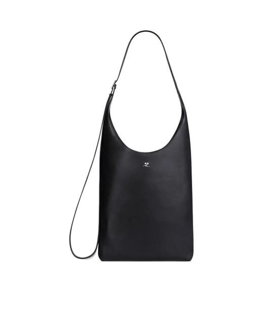 Courreges Black Courrèges Melt Large Shoulder Bag