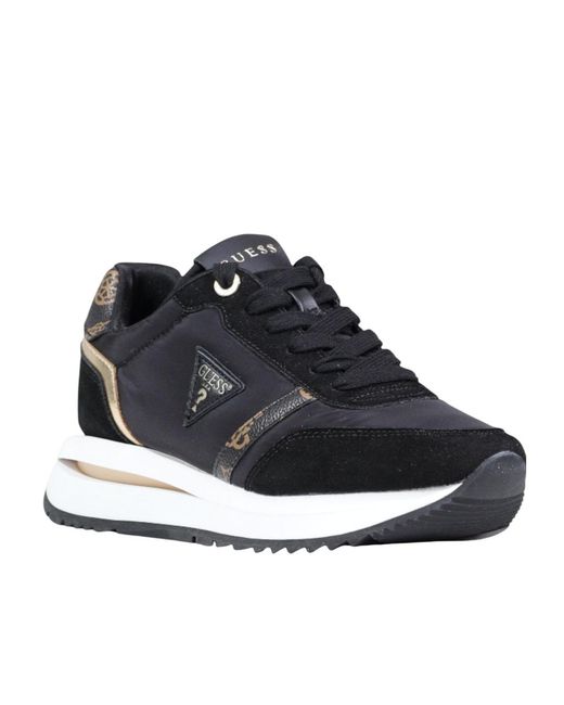Guess Blue Lace-Up Casual Sneakers