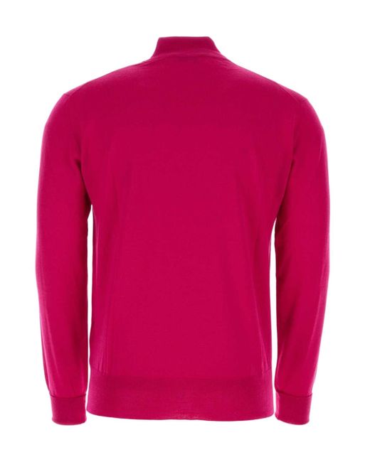 Pt Pantaloni Pink Pt Torino Knit Pullover for men