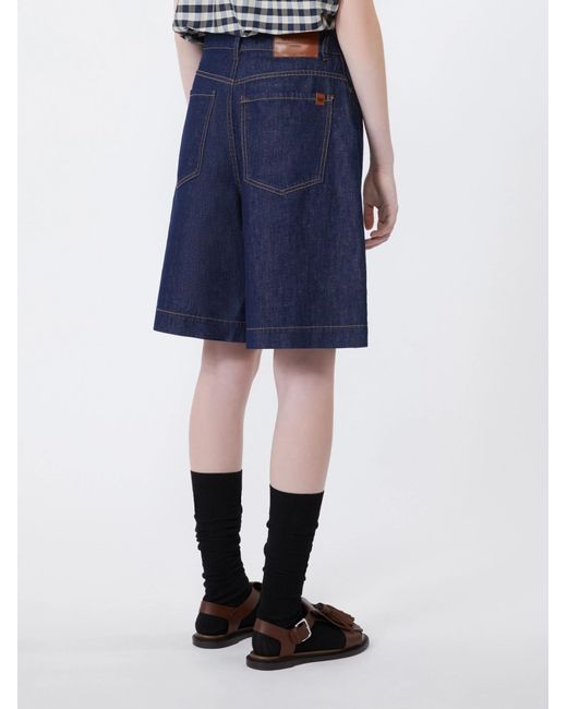Weekend by Maxmara Blue Ozono Denim Shorts