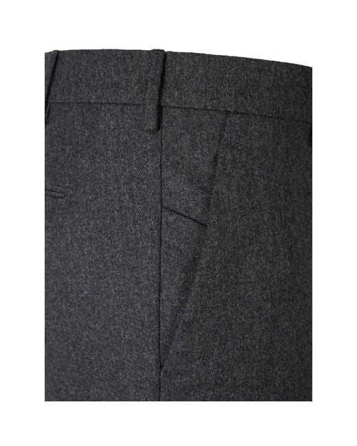 Berwich Blue Casual Trousers With Belt Loops for men