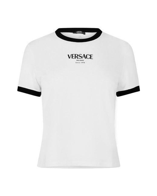 Versace White Logo T-Shirt