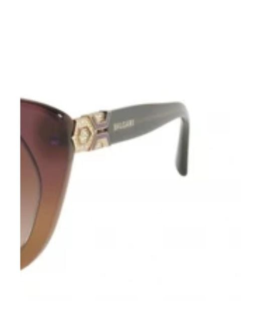 BVLGARI Brown Square Sunglasses