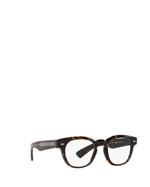 Oliver Peoples White Allenby Tortoiseshell-Effect Glasses for men