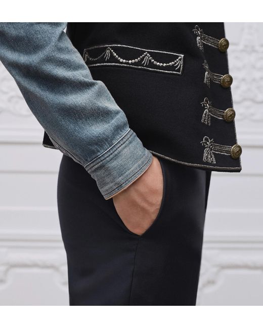 Dior Blue Tailored Pants for men