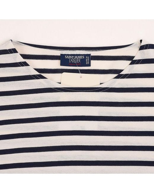 Saint James Blue Long-Sleeve T-Shirt