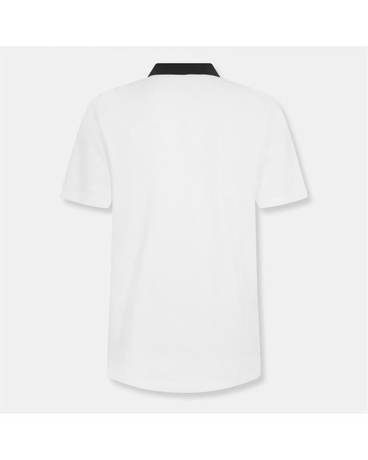 Moncler White Cc Polo Sn62 for men