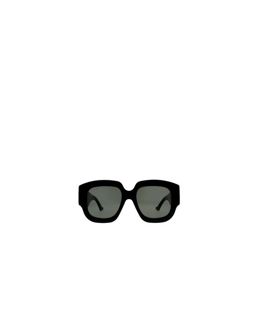 Gucci Black Square Logo Sunglasses for men