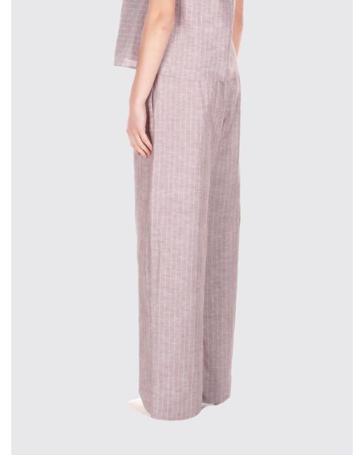 Max Mara Pink Wide-Leg Casual Pants