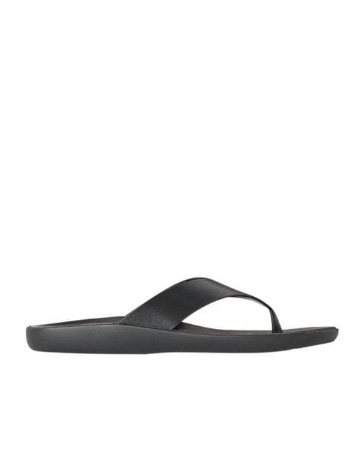 The Row Multicolor Leather Flip-Flops