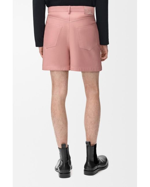 Loewe Pink Belt Loop Shorts for men