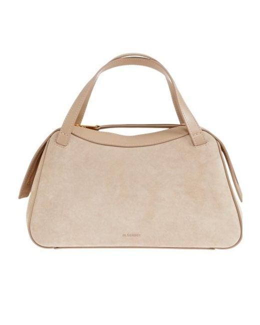 Jil Sander Natural Dune Small Shoulder Bag