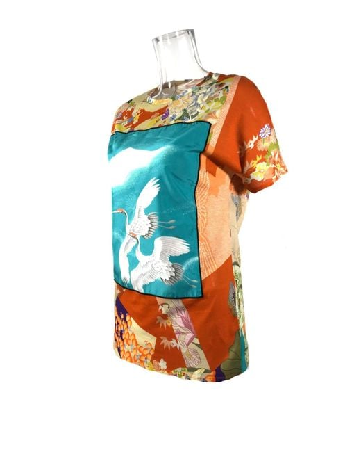 Gucci Multicolor T-Shirt With Round Neck And Short Sleeves