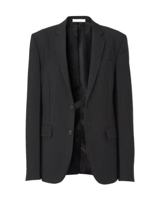 Fendi Black Single Breasted Tailored Jacket